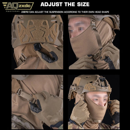 Tactical Helmet Suspension System for Team Wendy M-LOK MICH Airsoft Hunting FAST Helmet 3.0 Chin Hanging Strap Spongy Liner Pad
