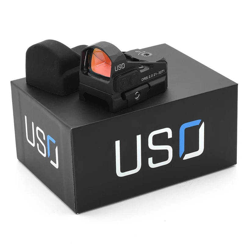 Rifle Scope USO DRS 2.0 Ptics Red Dot Sight 6 MOA USO Riflescopes Fit Picatinny Mount Glock Scope Ar15 Hunting