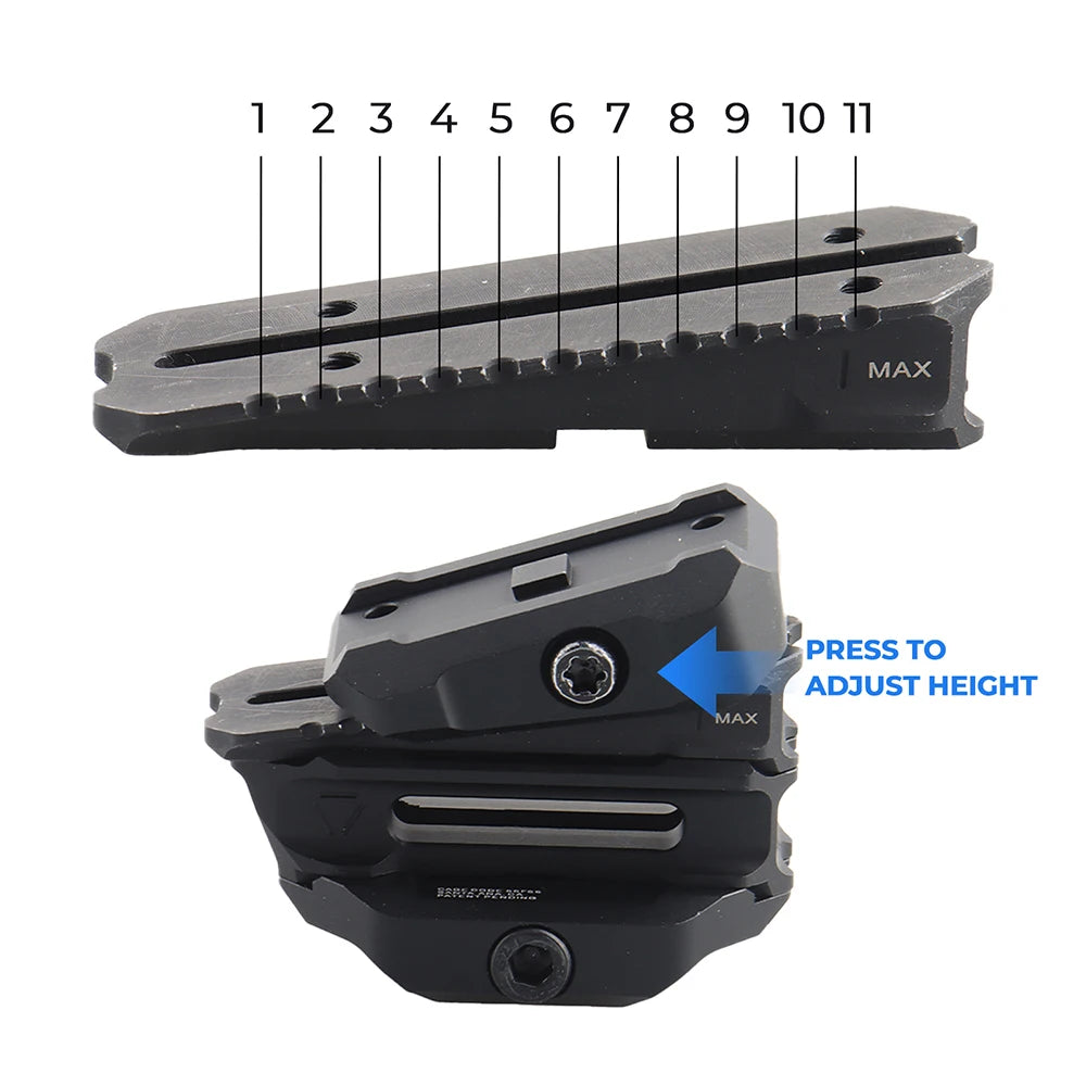 Strike Variable Optic Mount for Red Dot Standard Tactical Red Dot Sight Airsoft Accessories gs24-0286