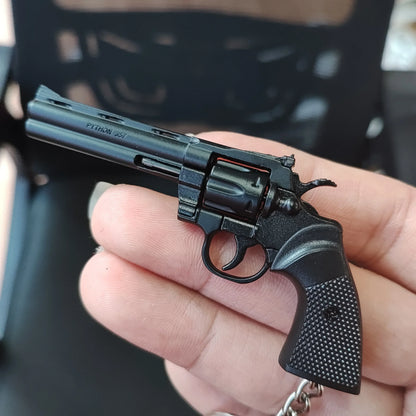1:3 Miniature Detachable Revolver Pistol Model Alloy Toy Gun Keychain Bag Pendant Ornaments For Adult Boys BirthdayGift