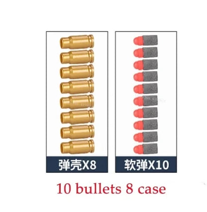 Shell Ejecting Pistol M1911 Airsoft Empty Hanging Soft Bullet G17 Black Toy Gun CS Weapon for Boys Gift