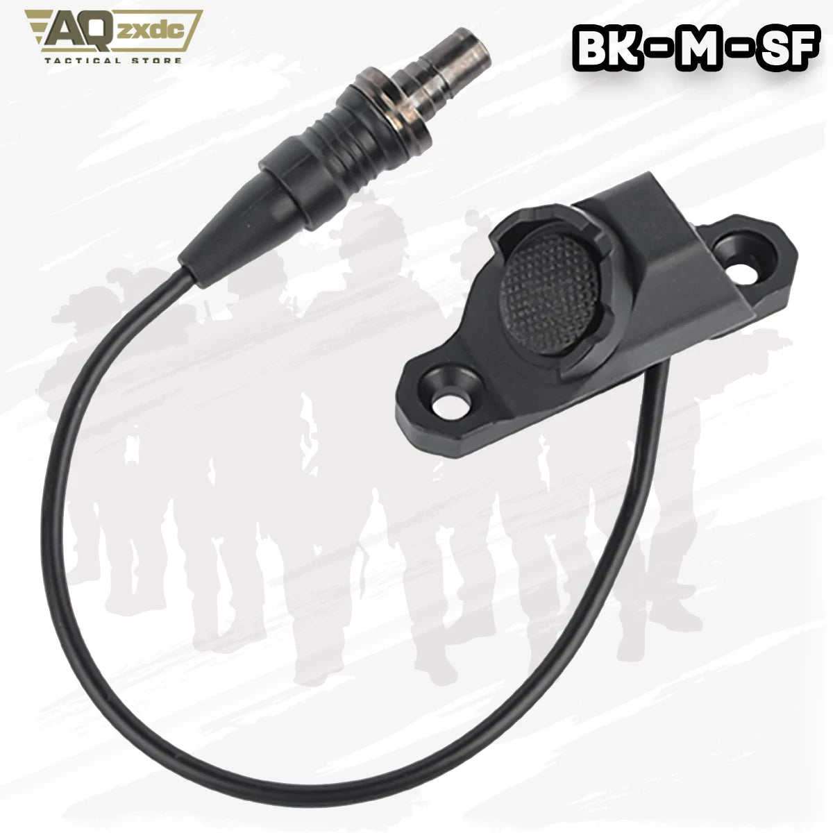 Remote Pressure Switch with 2.5mm Plug for PEQ DBAL NGAL Airsoft Laser Sight,Aluminium Tactical Light Switch Mount for 20mm Rail