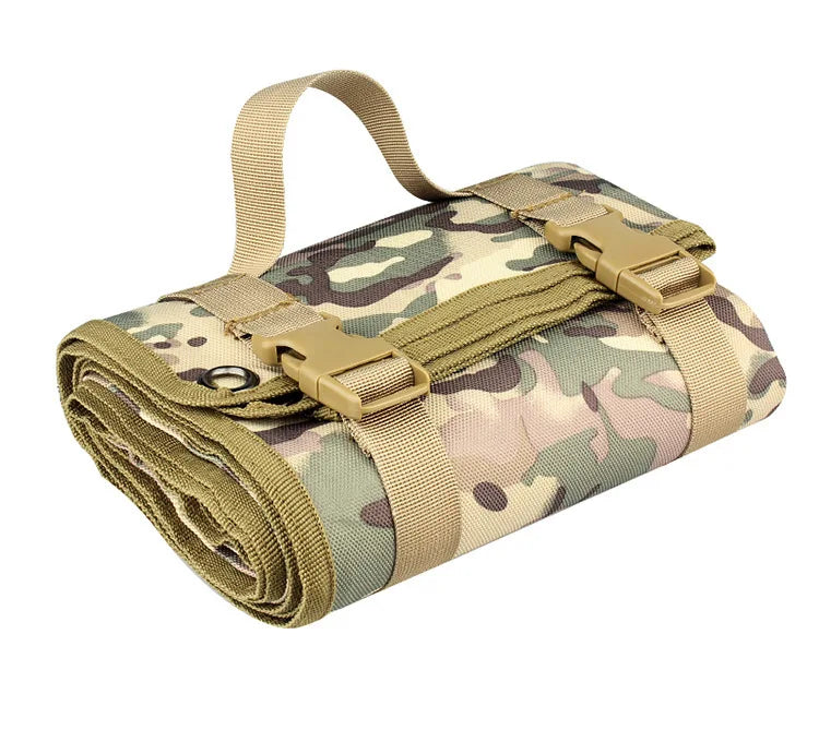 AQzxdc Outdoor Hooting Mat - Roll-up Shooting Mat Prone Shooter Mats Tactical Shooting Blanket Mat for Range Shooting Hunting