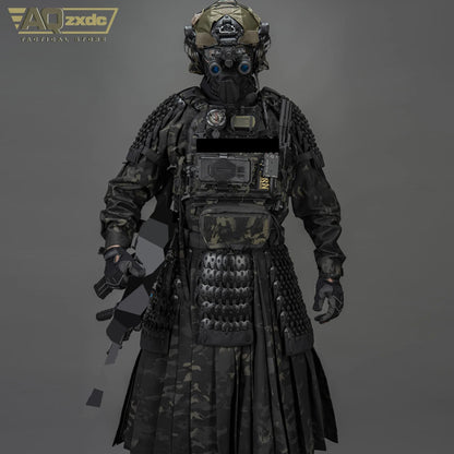 Camouflage Tactical Armored Skirt For Hunting Airsodt Shooting Flying Fish Suit Long Coat Tactical Chinese Style TAC Costume