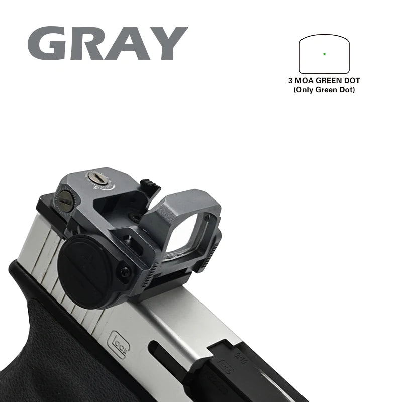 Tactical Vism Metal Flipdot Pro Flip Up Red Dot Scope Reflex Optic Sight for Airsoft Glock 17 Taurus G2C PT111 1913 Mount