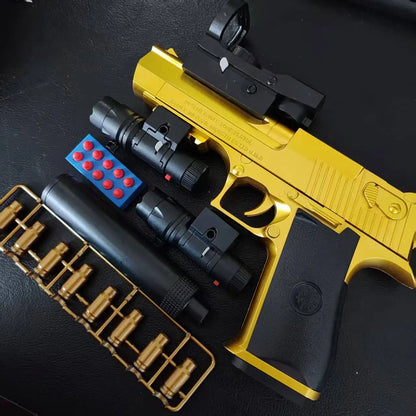 Shell Ejecting Desert Eagle Toy Gun Educational Toy Soft Bullet Blaster for Boys Adults Airsoft Pistol Children Birthday Gift