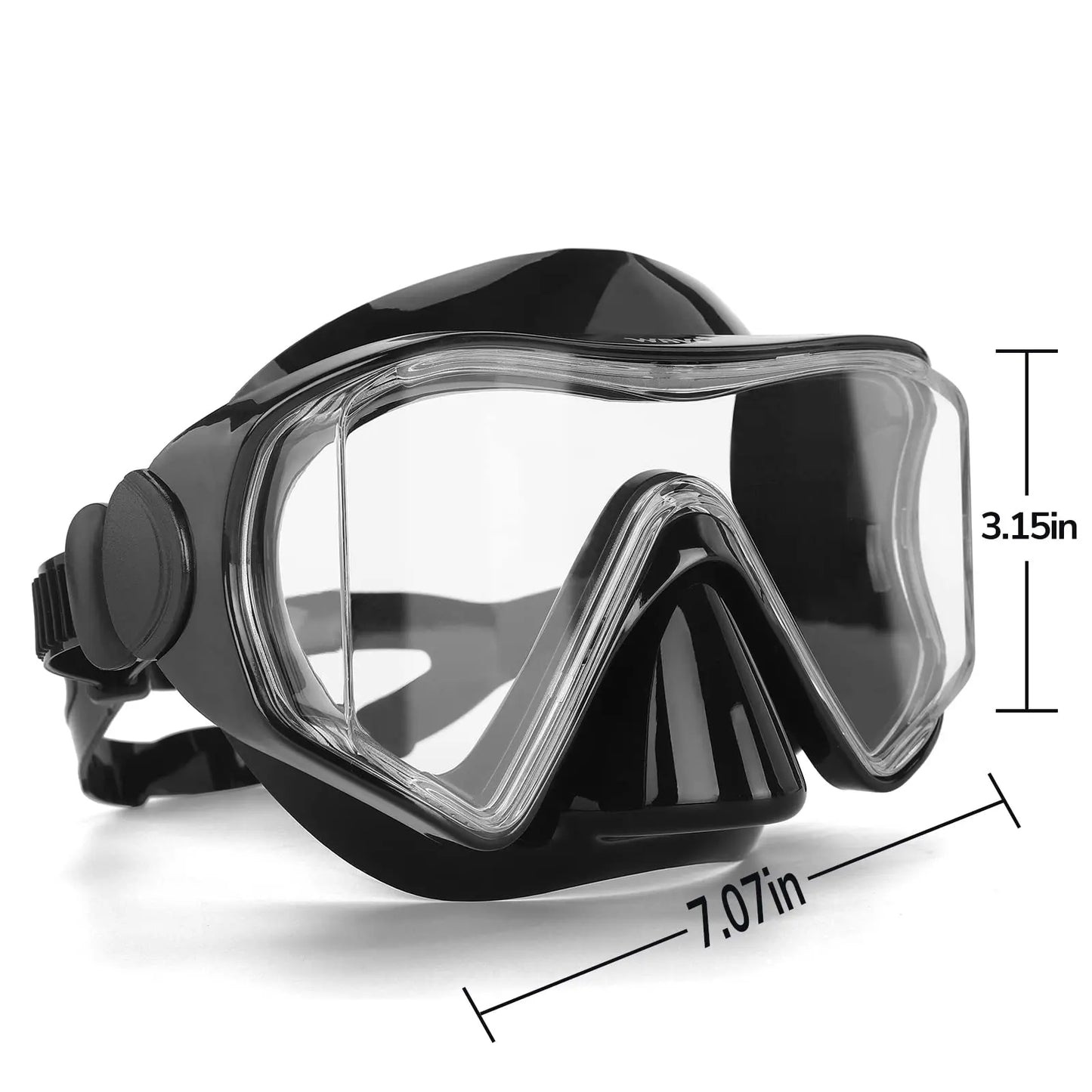 Scuba Diving Mask, Professional Snorkeling Mask Gear, Snorkel Goggles, Anti Leakage Scuba Mask, Swimming Goggles Mask for Adults