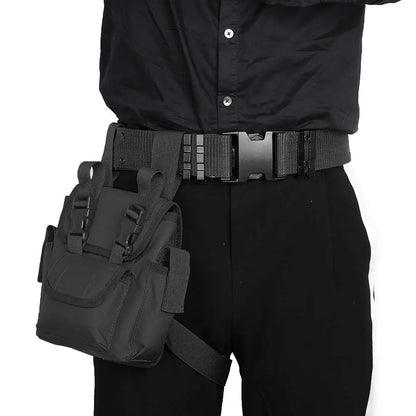 AQzxdc Tactical Leg Bag Waist Bag Belt 1000D Nylon Leg Packs and Waist Belt for Outdoor Sport Hiking Cycling Tool Bags