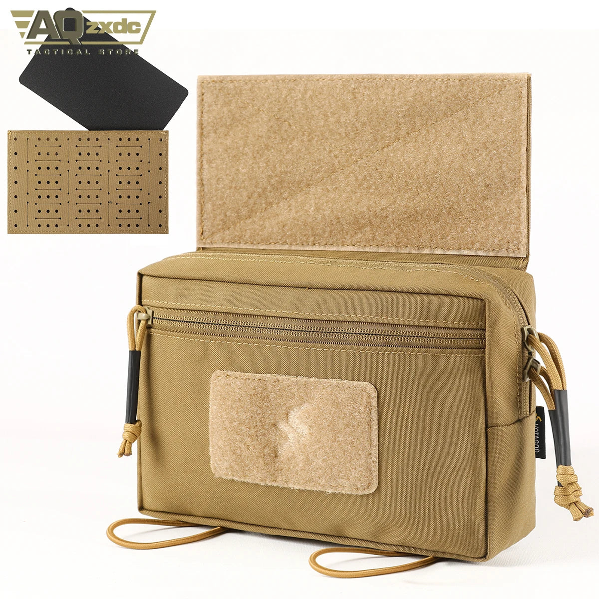 AQzxdc Tactical Magazine Pouch Radio Pouch MAG Flap Insert Cover for MK2 MK3 MK4 Tactical Chest Rig Vest Molle Accessory Bag