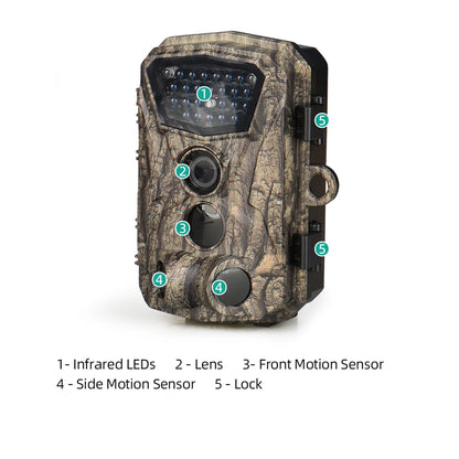 Digital Trail Camera Wildlife Camera Photo Traps Camera Waterproof IPX6 gs37-0038