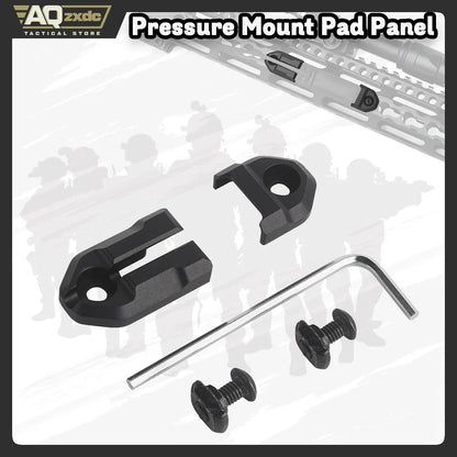 Remote Pressure Switch Mount Plate, Tactical Weapon Light Tape Switch Mount Plate for ST07 DBAL-A2 M300, Pressure Mount Pad Pane