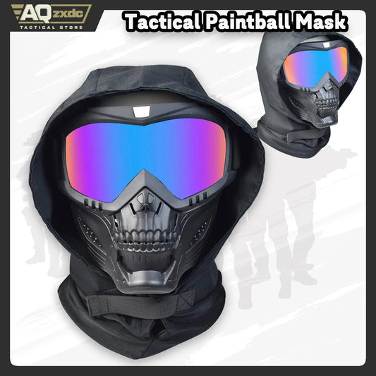 Airsoft Mask Balaclava Full Face and Detachable Anti Fog Airsoft Goggles Military Outdoor Sport CS Tactical Paintball Mask
