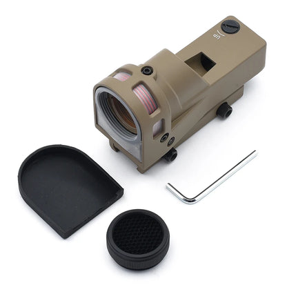 M21 Tactical Self-illuminated Reflex Red Dot Sight for Rifle Airsoft Hunting and Shooting with QD Mount and Killflash