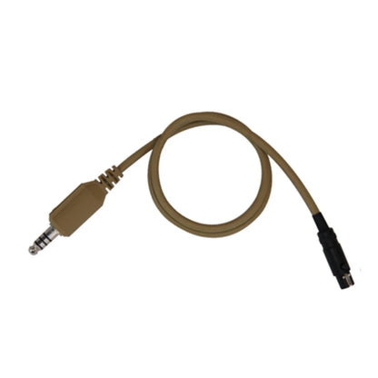 Headset FMA Tactical U714/U s PTT, podpora více konektorů, adaptéry pro hlavice K / ICON V20/V60