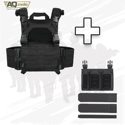 Tactical QPC Vest Plate Carrier Body Armor  Quick Release System Small Tactical Vest Tactical Chest Rig for Girls, Children‘s