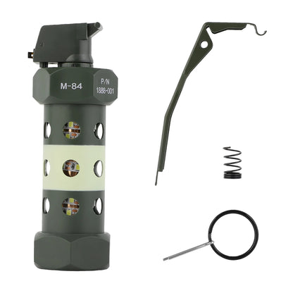 Tactical Camping Light M84 Fake Grenade Flash Explosion Outdoor LED Light Military Lovers Airsoft Grenade Flash Bomb Model
