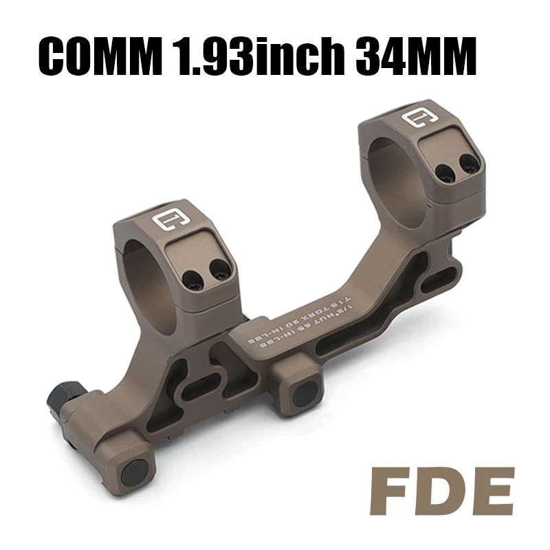 34mm Tube Airsoft Wargame Hunting Tactical C1 Modular Riflescope Mount 1.54/1.70/1.93 inch with Offset/TOP Red Dot Mounts