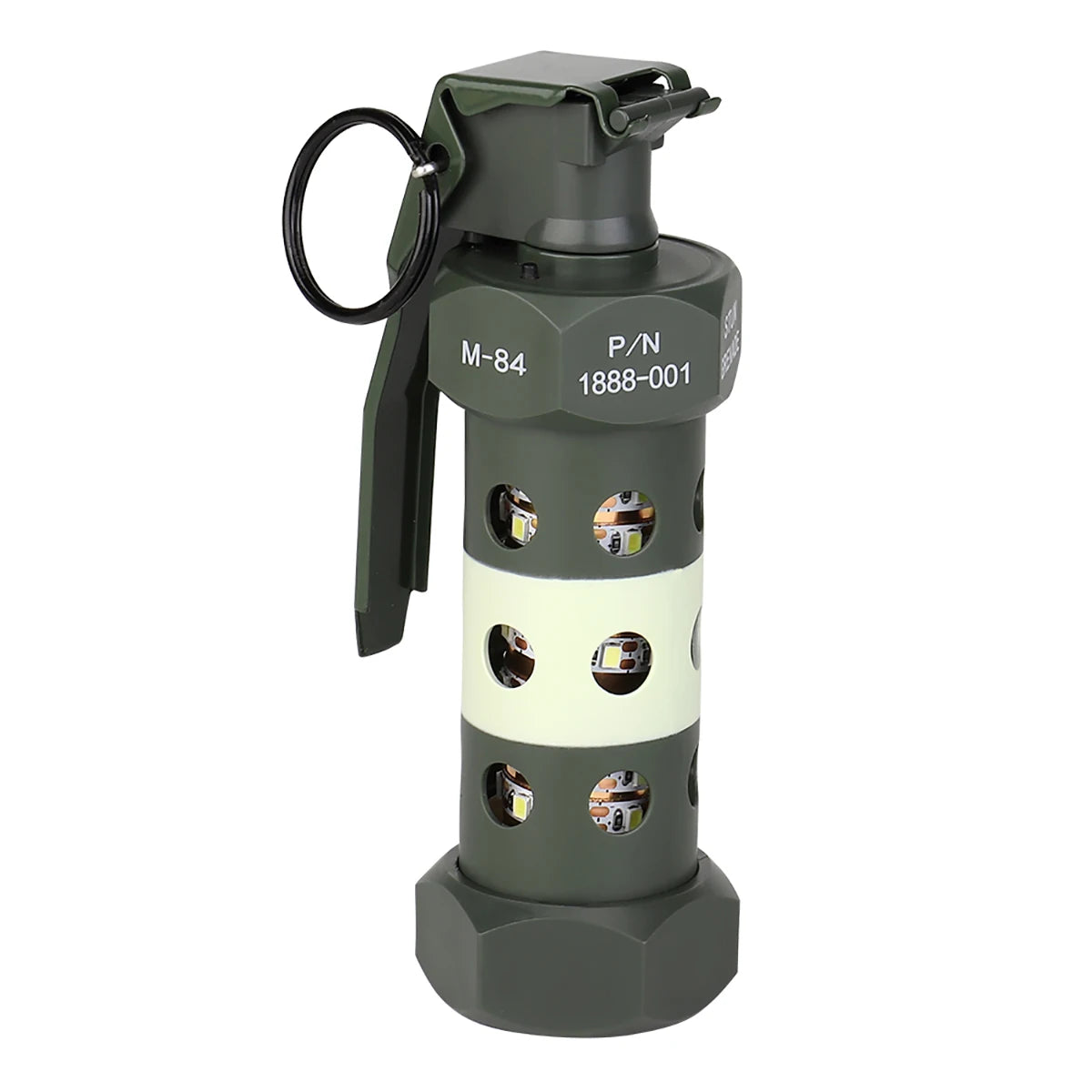 Tactical Camping Light M84 Fake Grenade Flash Explosion Outdoor LED Light Military Lovers Airsoft Grenade Flash Bomb Model