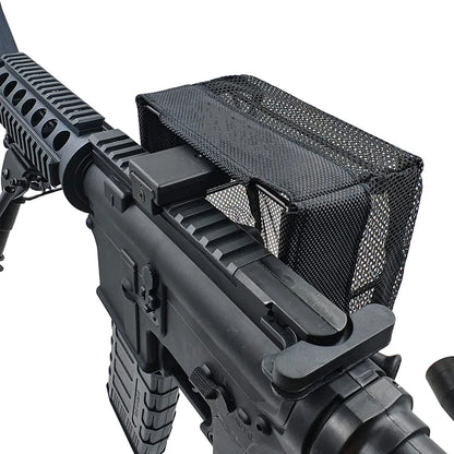 AQzxdc Brass Catcher Shell Catcher with 20MM Rail Mount and Heat Resistant Mesh More Durable More Light for Rifle Shooting