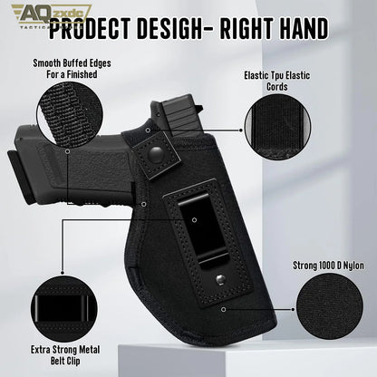 Universal Right and Left Handed IWB Belt Holster with Mag Pouch OEM Customizable Concealed Carry Tool Holsters for Men and Women