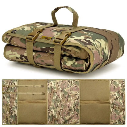 AQzxdc Shooting Mat Extra Large Durable Roll Up Shooting Mats Prone Padded for Range Shooting Rifle Hunting