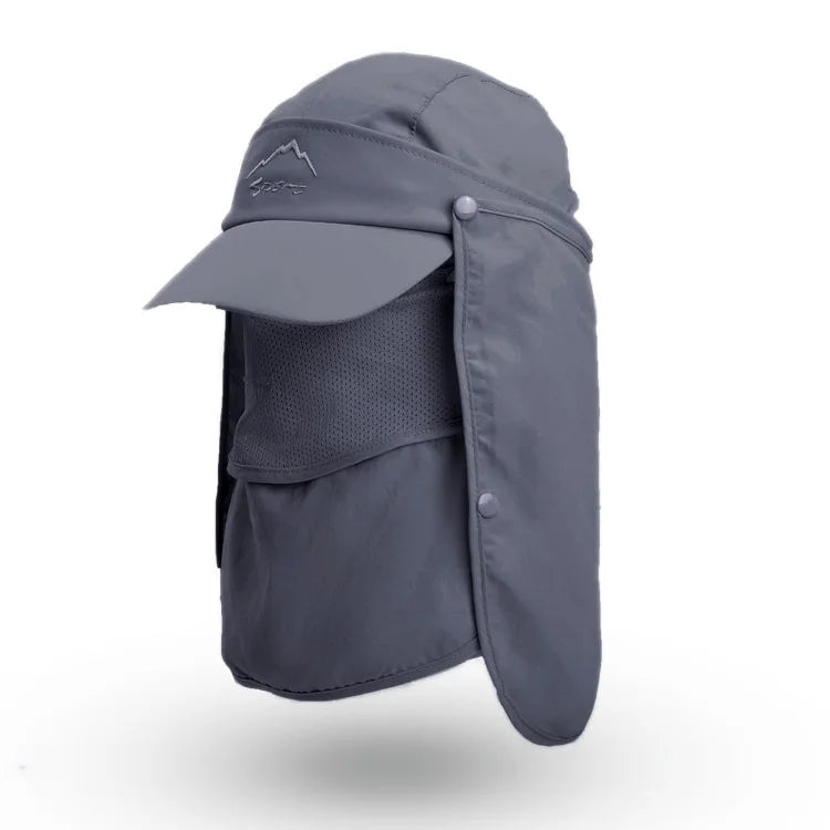 AQzxdc Unisex Adults Breathable Fishing Baseball Cap Multifunctional Quick Dry Sun Hat Outdoor Legionnaire Cap