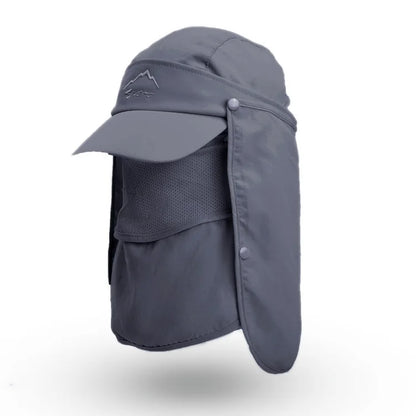 AQzxdc Unisex Adults Breathable Fishing Baseball Cap Multifunctional Quick Dry Sun Hat Outdoor Legionnaire Cap