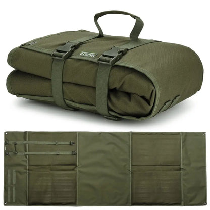 AQzxdc Shooting Mat Extra Large Durable Roll Up Shooting Mats Prone Padded for Range Shooting Rifle Hunting