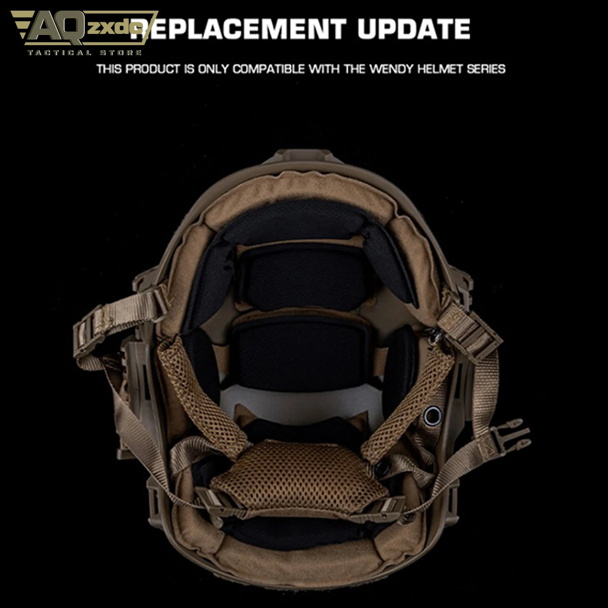Tactical Helmet Suspension System for Team Wendy M-LOK MICH Airsoft Hunting FAST Helmet 3.0 Chin Hanging Strap Spongy Liner Pad