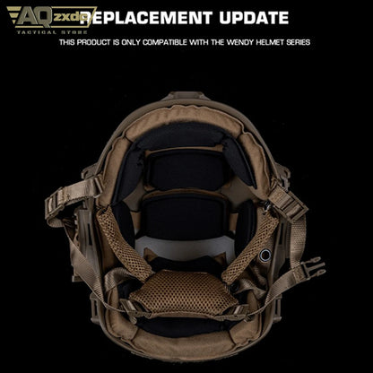 Tactical Helmet Suspension System for Team Wendy M-LOK MICH Airsoft Hunting FAST Helmet 3.0 Chin Hanging Strap Spongy Liner Pad