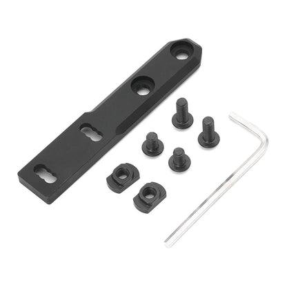 Tactical M-LOK Inline Light Mount Base Holder for M600 M300 Series Scout Flashlights