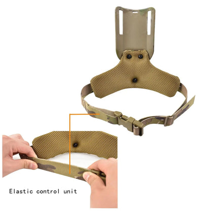 AQzxdc Drop Leg Adapter Mid-Low Ride Holster Adapter Universal Belt Loop Receiver Mounts with Molle Strap Leg Shroud