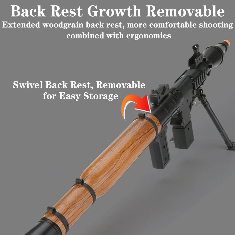 Tactical Grenade Model Plastic Bazooka RPG-7 Grenade Rocket Launcher Cosplay Props, Video Shooting Props, War Game Toys