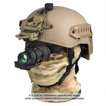 Night Vision Lanyard Mount Helmet Accessory with Three Hole Bracket for Optics Equipment