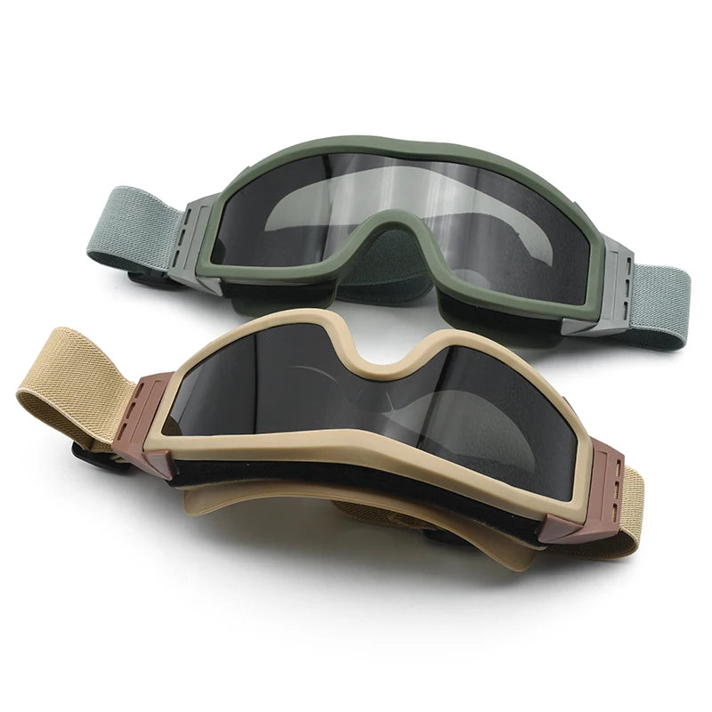 Tactical Airsoft Goggles Ballistic Glasses Military 2pcs of Lens for Helmet Eyewear Paintball Eye Protection Oculos Military
