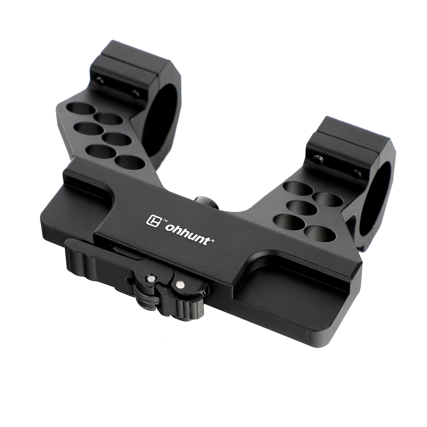 AQzxdc Tactical Airsoft Accessories AK Side Rail Scope Mount with Integral 25.4mm 30mm Ring Quick Detach System