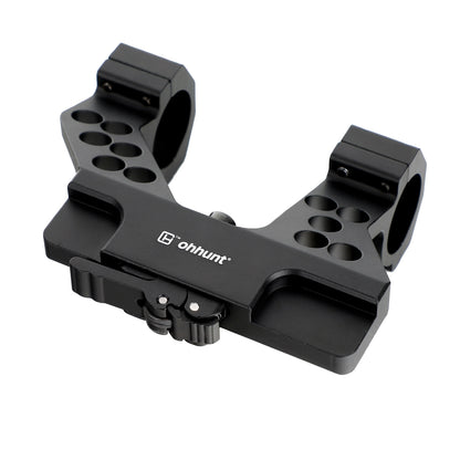 AQzxdc Tactical Airsoft Accessories AK Side Rail Scope Mount with Integral 25.4mm 30mm Ring Quick Detach System