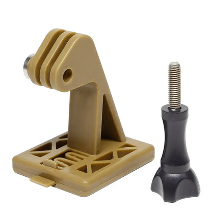 AQzxdc Tactical NVG Helmet Action Camera Mounting Base Bracket for Excavator ARM Mount NVG Helmet Accessories