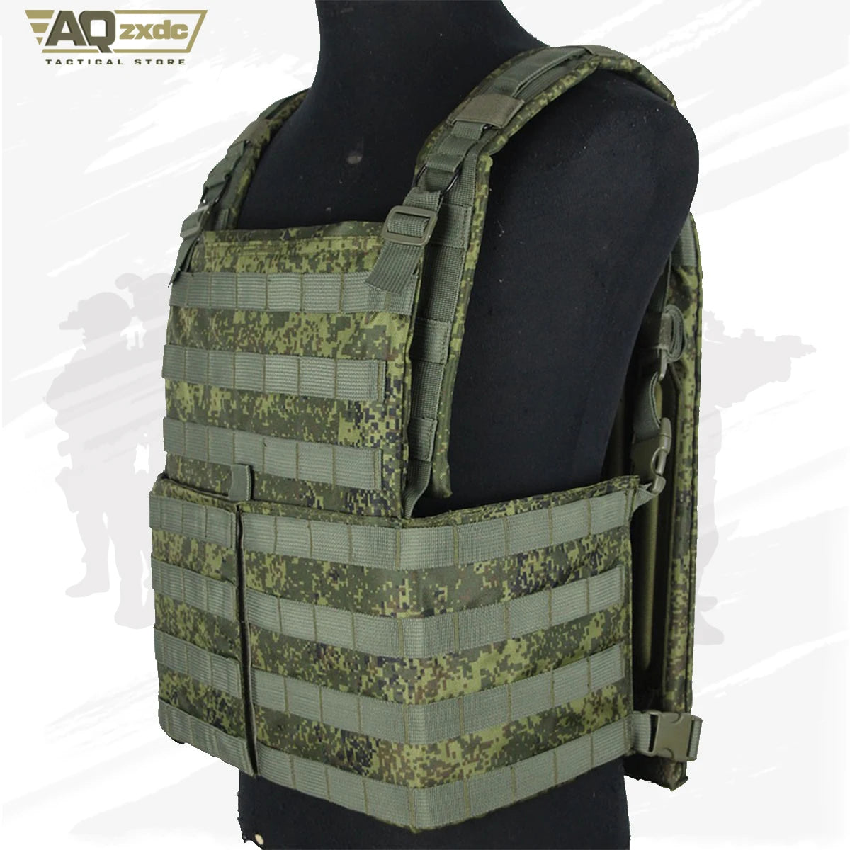 Module Molle EMR Green Camouflage 6sh117 Tactical Vest Equipment Accessory Mag Signal Stick Kettle Leg Quintuplet Holster Bag