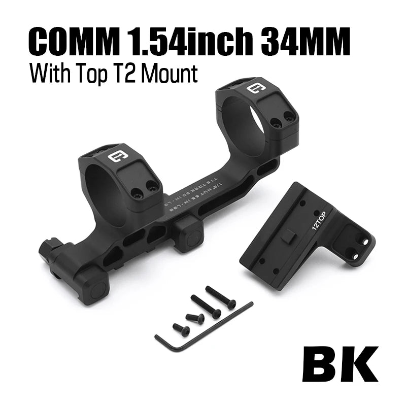 34mm Tube Airsoft Wargame Hunting Tactical C1 Modular Riflescope Mount 1.54/1.70/1.93 inch with Offset/TOP Red Dot Mounts