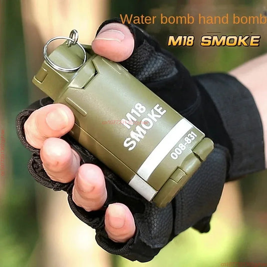 M18 Explosive Water Bomb Grenade Smoke Grenade Grenade Toy Boy Eating Chicken Grenade Model Simulation Children's Toy