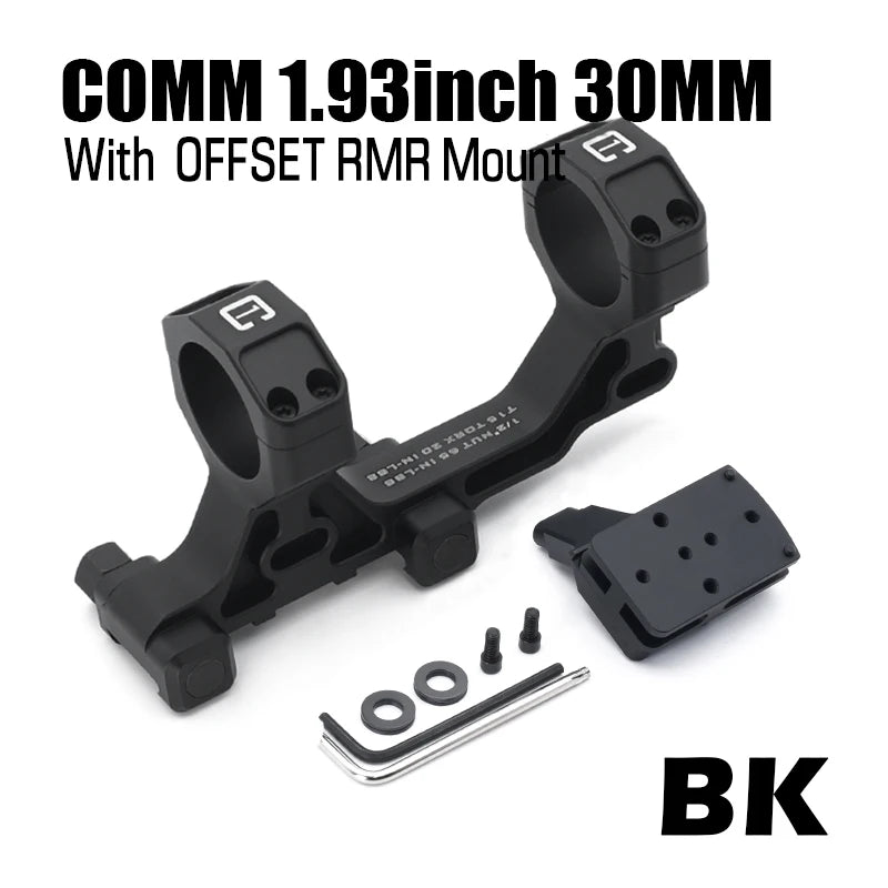 30mm Tube Airsoft Wargame Hunting Tactical C1 Modular Riflescope Mount 1.70/1.93inch with Offset Mounts