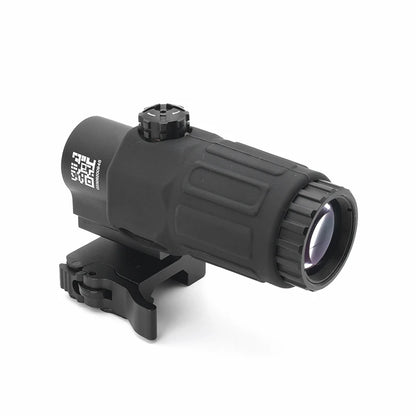 G33 Magnifier Sight 3X with Switch to Side Qick Detach QD Mount for Hunting and Airsoft Rifle Perfect Replica with Full Markings