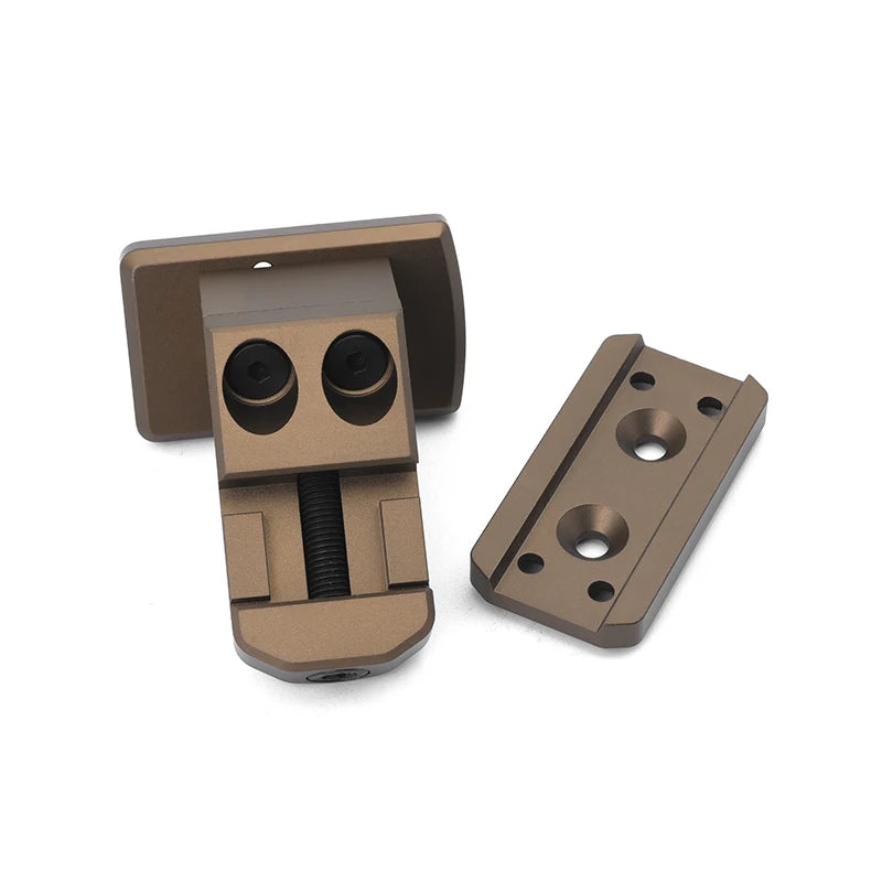 Tactical Offset Optic Mount 45 Degree Offset Red Dot Sight Base for Red Dot Sight