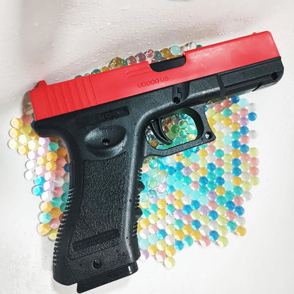 Manual Graffiti G17 Gel Toy Gun Soft Bullet Airsoft Pistol With Laser Outdoor Sports CS Game Weapon for Children Gift