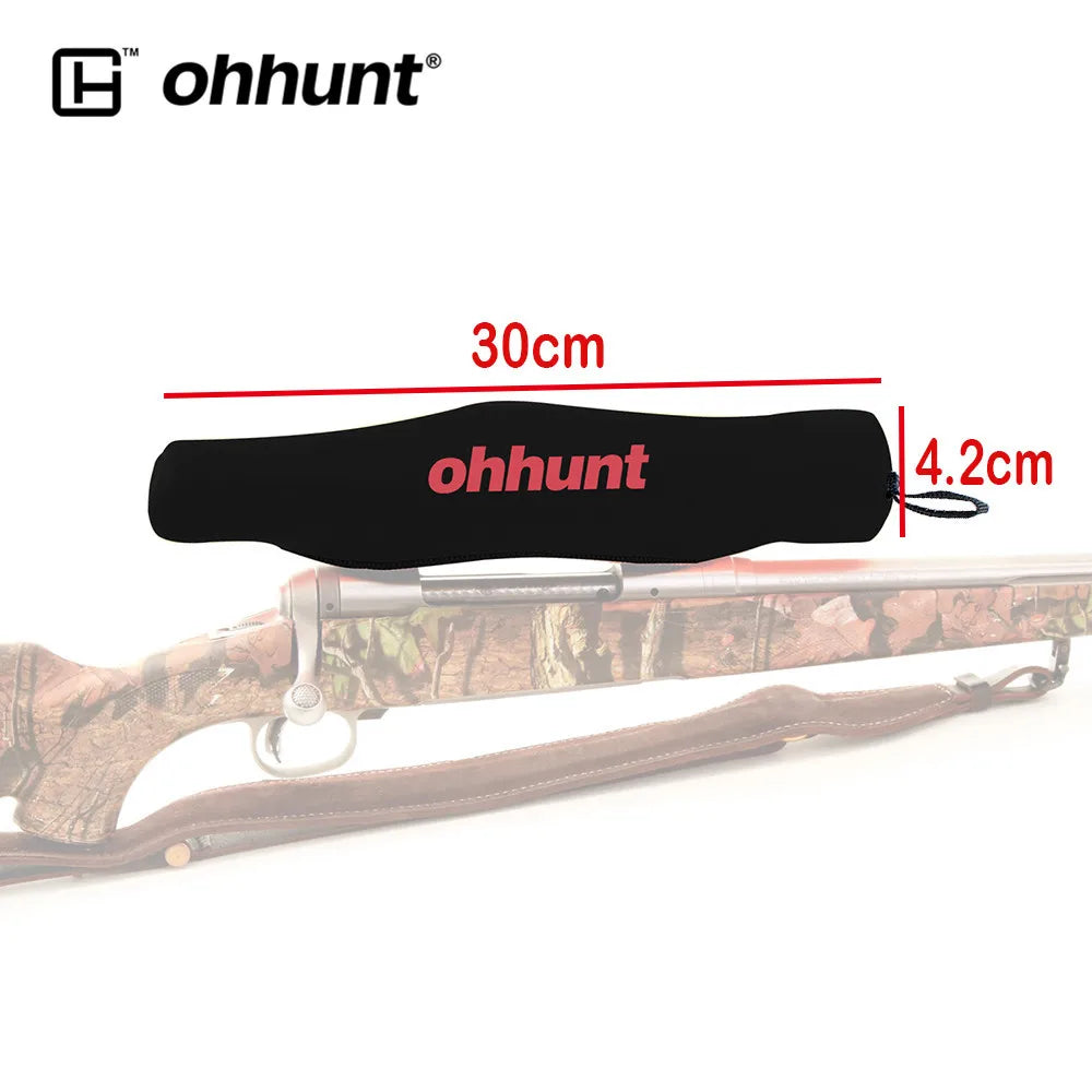 AQzxdc Scope Cover 4 Types Neoprene Waterproof Protector Simple Durable Elastic Tactical Riflescope Cover Accessories