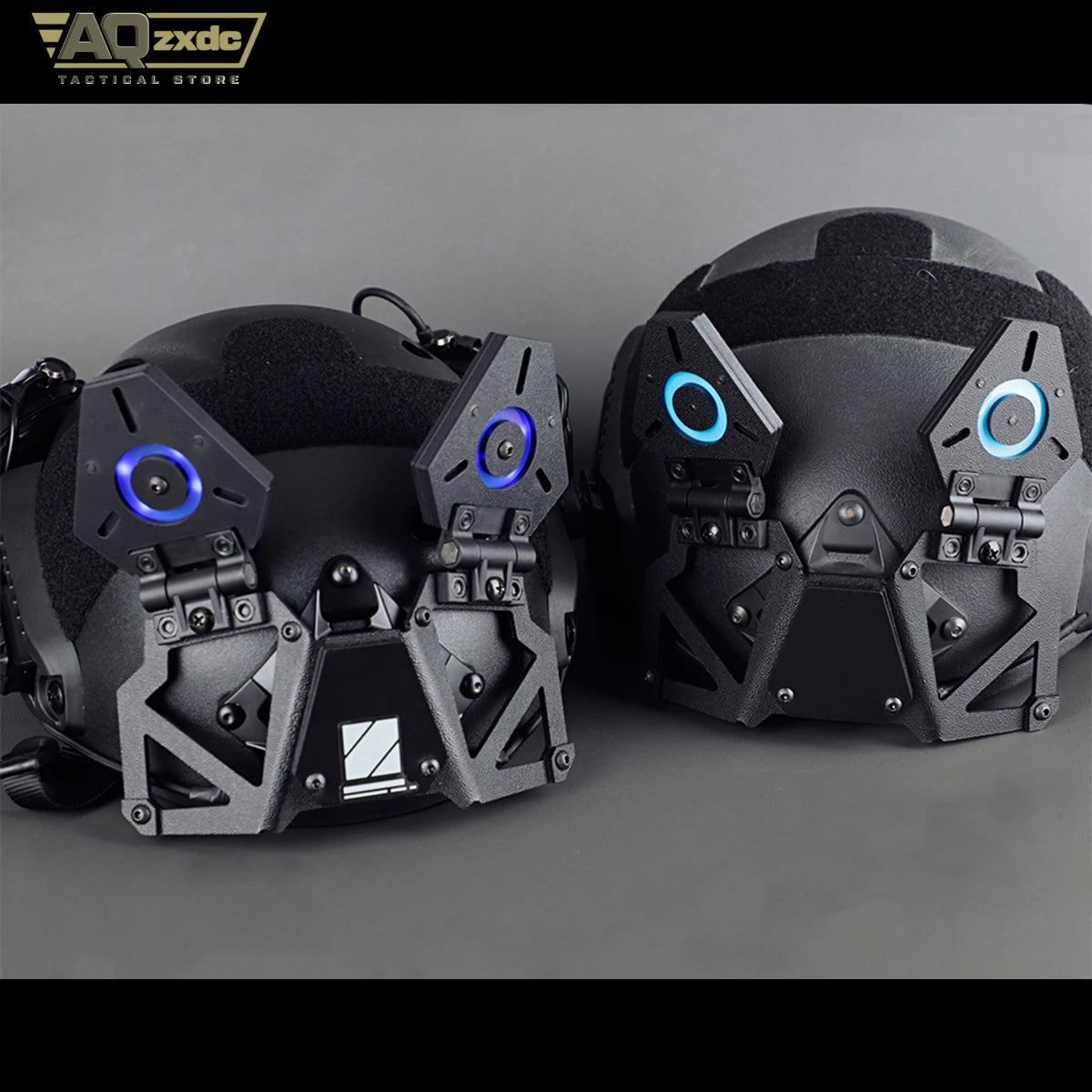AQzxdc Tactical Helmet Colokai Cat Ear Ornaments HK416 Girls Frontline Chase COS Props for Airsoft Paintball Game CS Cosplay