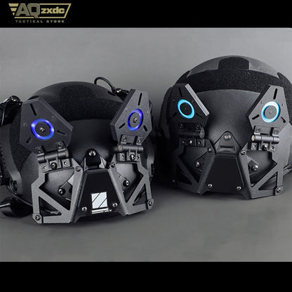 AQzxdc Tactical Helmet Colokai Cat Ear Ornaments HK416 Girls Frontline Chase COS Props for Airsoft Paintball Game CS Cosplay