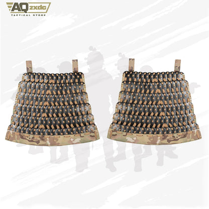 6 in 1 Tactical Gear Shoulder Armor And Crotch Protection+Skirts Wai   Tactical Vest Universal Chinese Style Shoulder Armor