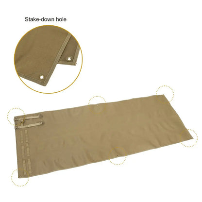 AQzxdc Outdoor Hooting Mat - Roll-up Shooting Mat Prone Shooter Mats Tactical Shooting Blanket Mat for Range Shooting Hunting